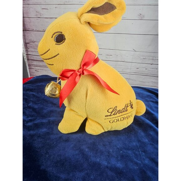 Lindt Rabbit Plush 9” Soft Toy Bunny Chocolate Collectable Gift - Picture 2 of 9